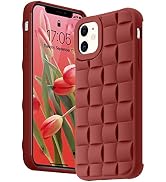 Urarssa Compatible with iPhone 11 Case Cute 3D Weave Grid Design for Women Girls Soft TPU Silicon...