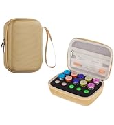 Ishqyn Peptide Travel Case Insulin Fridge Holder Storage Case for 15 10ml U-100 Vials, Shockproof...