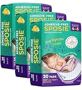 Sposie Diaper Booster Pads - Diaper Pads Inserts Overnight, Cloth Diaper Inserts and Overnight Di...