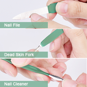 nail clipper set for women basic manicure set desk nail kit