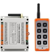 DC 12V 24V 36V 8CH Wireless Remote Control Switch,Quick Connector Wire Terminal,433Mhz 10A 8 Chan...