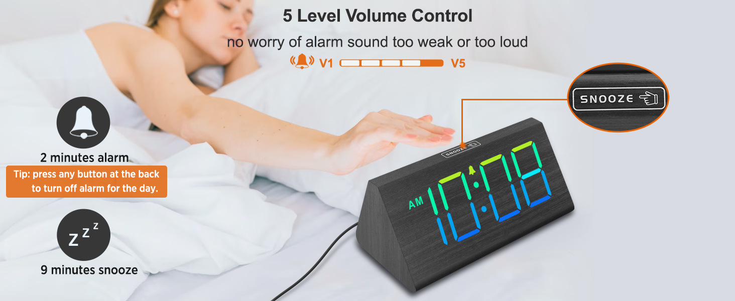 rgb alarm clock for heavy sleepers