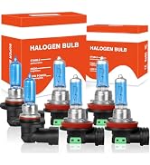 HMCYCI Fit For Honda Pilot (2006-2018), 9005 H11 H11 High Performance Halogen Headlight Bulbs: Hi...