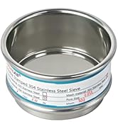 Full 304 Stainless Steel Mesh Sieve Screen, LVDALAB 300 Mesh (0.05mm) Aperture, 2.4inch(6CM) Dia ...