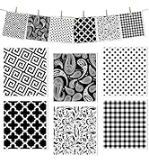 VISSTREE Reusable Swedish Dishcloths for Kitchen, 6 Pcs Geometric Pattern Dish Cloths, Absorbent ...