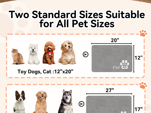 dog bowl mat