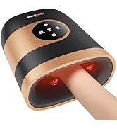 Shine Well Hand Massager - Cordless Hand Massager with Heat and Compression for Arthritis and Car...