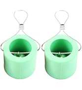 DPWOUM 2Pcs Slingshot Target, 2025 Upgraded Green Silicone Slingshots Targets with Bells Outdoor ...