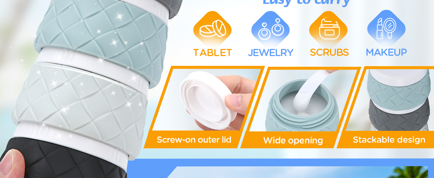 16 Pack Travel Bottles for Toiletries