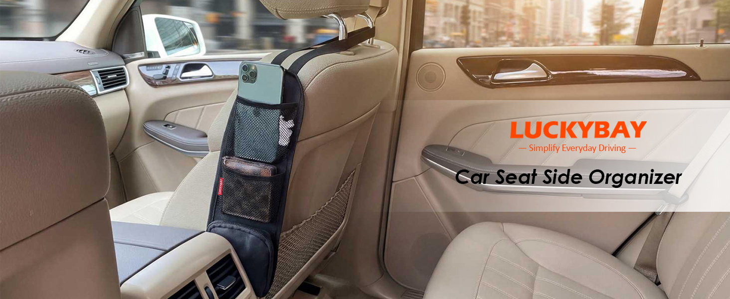 Luckybay Car Seat Side Organizer