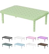 WALI Computer Monitor Stand for Desk, up to 44 lbs (PTT001-N), 1 Pack,Green | Adjustable Monitor ...