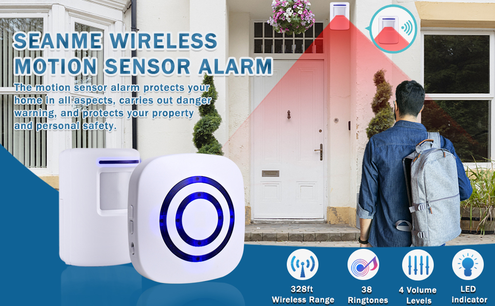 wireless motion sensor alarm