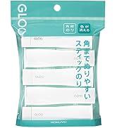 Kokuyo Gloo Square Glue Stick, Color Disappearable, Small Size, Pack of 5, Japan Import (TA-G311-5P)