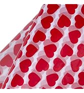 WRAPAHOLIC Wrapping Tissue Paper - 24 Sheets 19.7x27.5 Inch Sweet Heart Design Gift Wrap Paper Bu...