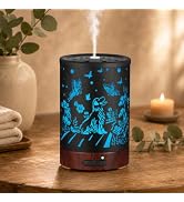Essential Oils Diffuser,Aromatherapy Diffuser,Birthday Gifts for Women Mom Grandma,Metal Cool Mis...