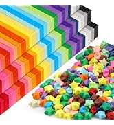 3090 Sheets Origami Paper, 27 Colors Double-Sided Paper Star Strips | 9.3 x 0.4 Inch Stars Papers...