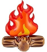 1Pc 12 Inch Inflatable Campfire Props Camping Party Campfire Party Scene Decoration, Party Favor ...