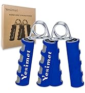 Hand Grip Strengthener Set, 2 Pack Hand Gripper, Finger Trainer, Forearm exerciser - Soft Foam Ha...