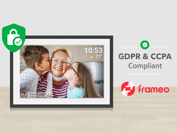 32GB FRAMEO 10.1 Inch Smart WiFi Digital Photo Frame