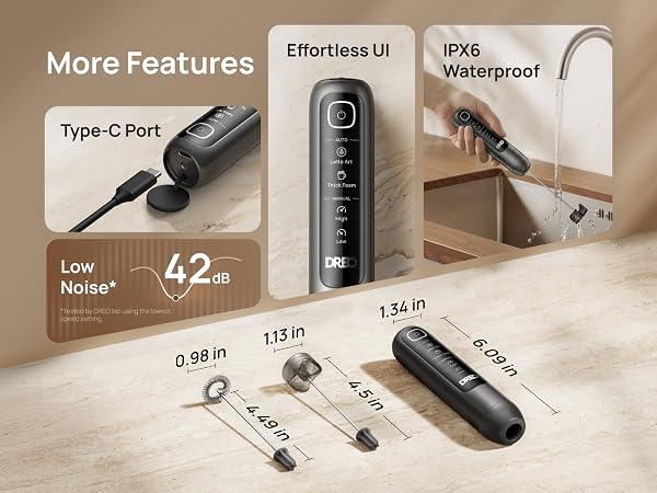 IPX6 42dp quiet