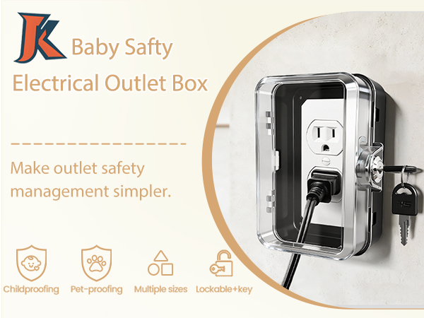 baby proof outlet cover box