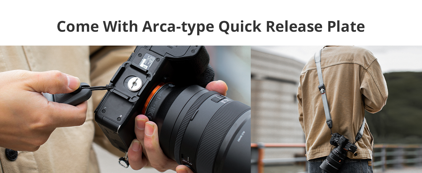 with pgytech quick release plate