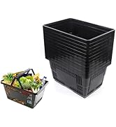 12PCS Shopping Baskets with Handles, Portable Wire Shopping Basket,Open&Stackable Design for Supe...