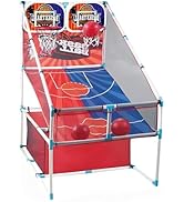 grnpeak Basketball Arcade Game, Kids Double Basketball Hoop with Balls & Pump, Fun Sports Game fo...