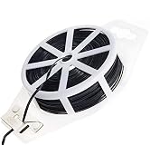 BEADNOVA Garden Wire 164 Feet (50m) Garbage Ties Multipurpose Wire Twist Ties Heavy Duty Plastic ...