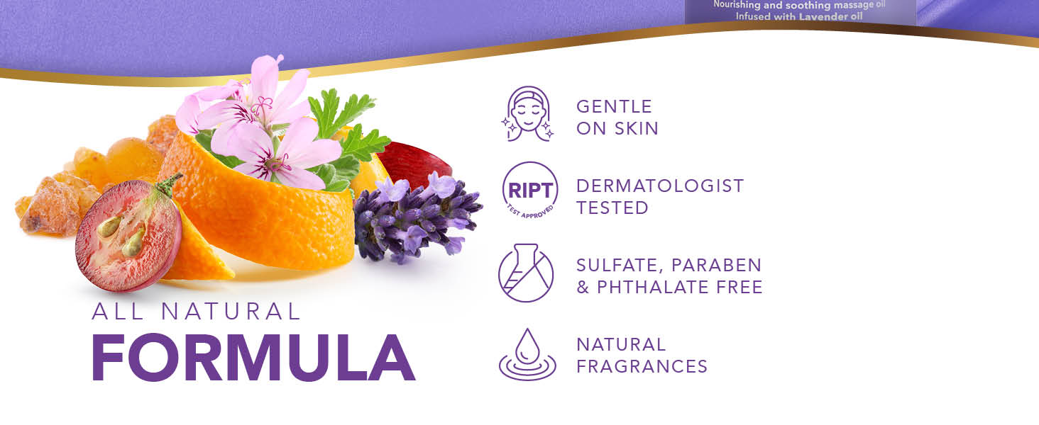 natural oil gentle on skin natural fragrance dermotologist tested