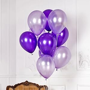 purple balloons