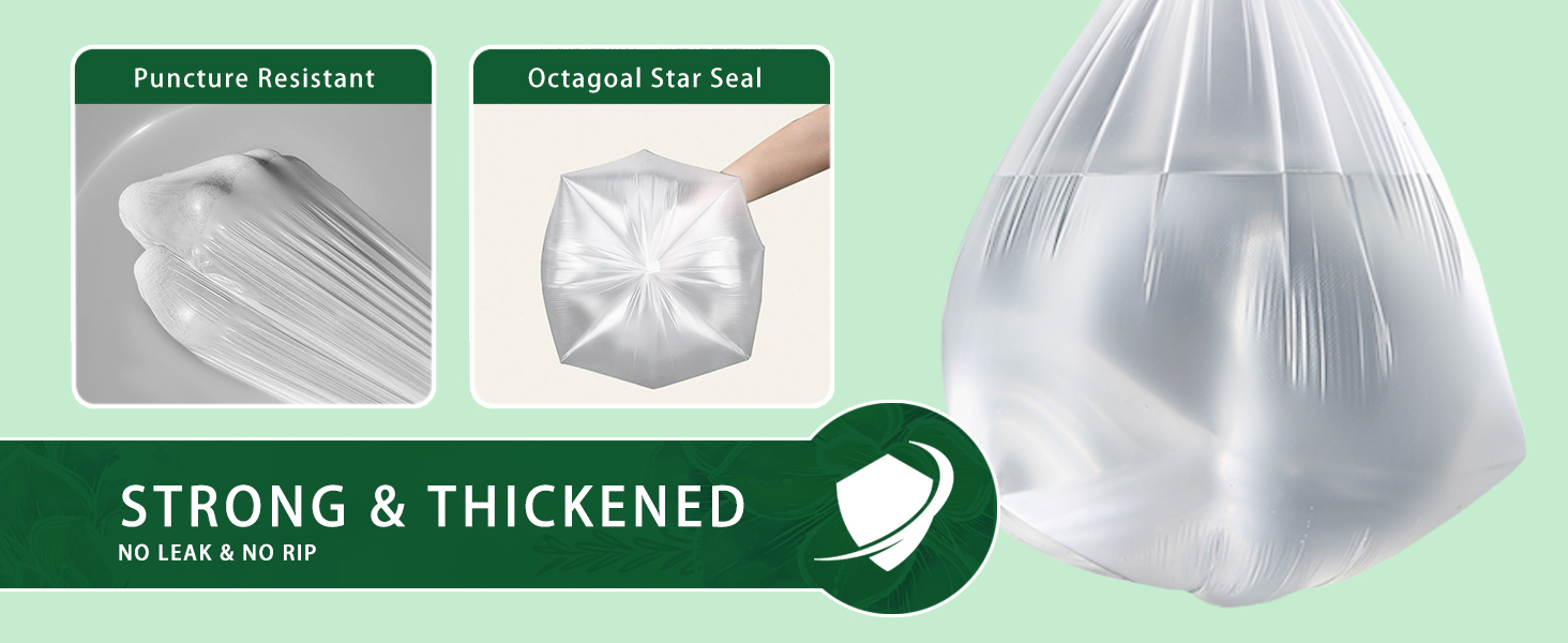 1.6 gallon trash bags