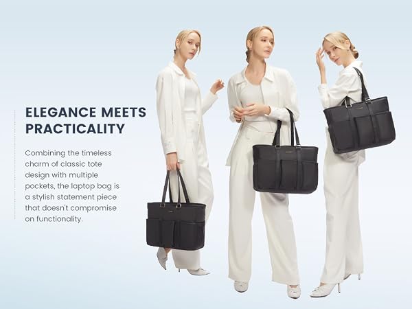 LOVEVOOK Laptop Tote Bag for Women Work, Teacher Nurse Bag, Utility Computer Bag Purse Handbag