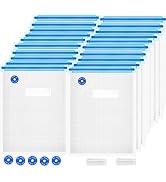 Sous Vide Bags Reusable 27Pcs, BPA Free Food Vacuum Sealer Bag, Food Storage Bags, Vacuum Zipper ...