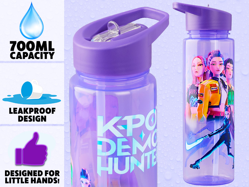 KPop Demon Hunters Officially Licensed Huntrix Water Bottle for Girls