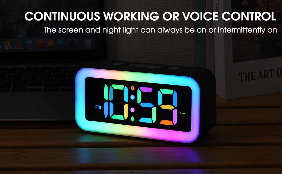 Dynamic RGB color changing display