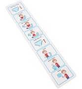BRRNOO Potty Training Visual Schedule,Autism Potty Schedule Potty Chart Step By Step Visual Sched...