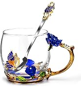 OEAGO Unique Gifts for Women Mom Coffee Mugs Gifts for Women Birthday Unique Blue Tea Cup Gifts f...