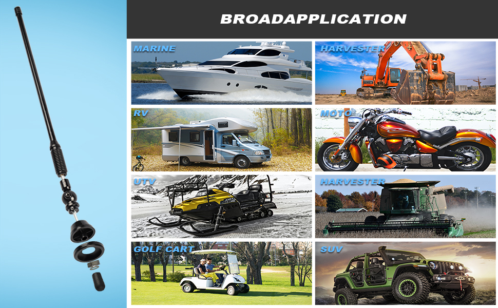 car marine radio antenna application
