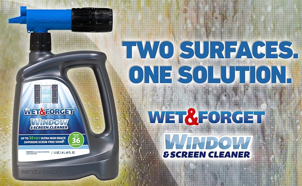 exterior window cleaner, window cleaner, clean windows, wet and forget, wet and forget window