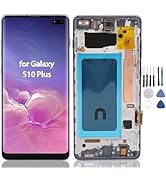 for S10 Plus, OLED LCD Display S10+ Digitizer Assembly Replacement for S10 Plus G975F G975U G975W...