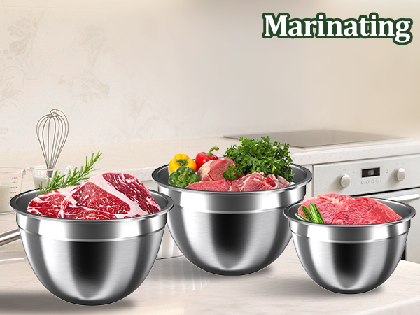 stainless steel bowl with lid