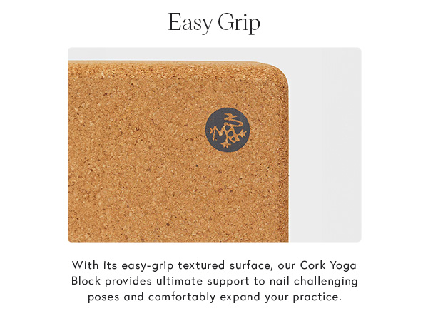manduca cork block balancing yoga block bloque de corcho easy grip cork block firm support mandoka