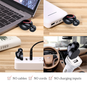 Single Bluetooth Earbud, Mini Invisible Wireless Headset, in Ear invisible bluetooth Headphones