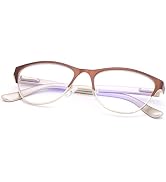 Vepiant Progressive Multifocus Reading Glasses Blue Light Blocking Computer Eyewear Spring Hinge ...