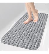 OTHWAY Bath Tub Shower Mat Non Slip, Bathtub Floor Liner Mats for Inside Shower Bathroom, Suction...