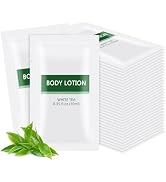 HQSLsund 100 pack Travel Size Body Lotion Bulk Individually Wrapped - Refreshing Mini Lotion Sing...
