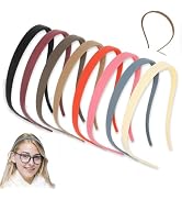8 Pack No Pressure Headbands for Women Sunglasses Headbands for Women Non Slip with Teeth Plastic...