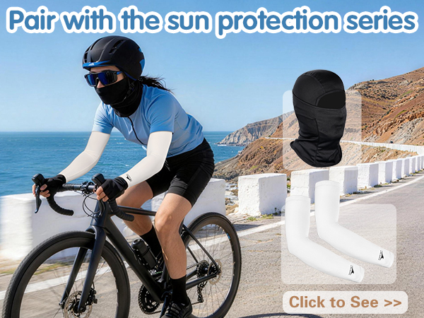 Balaclava and arm sleeves