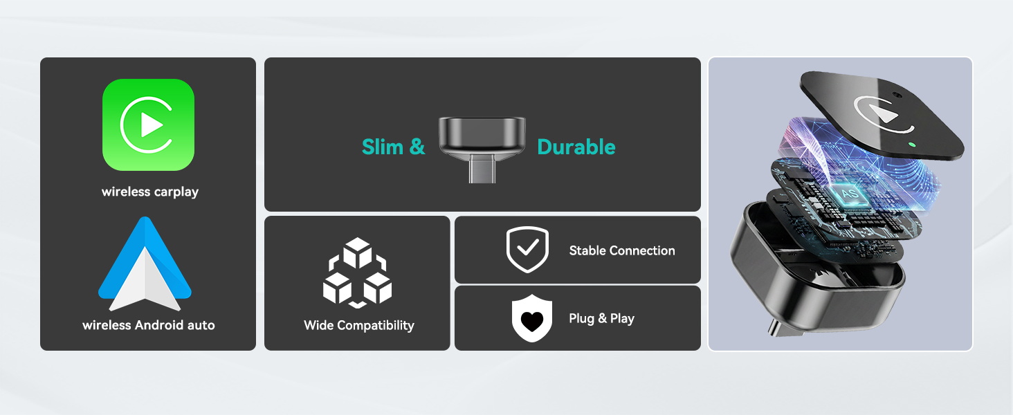 wireless carplay adapter usb c
